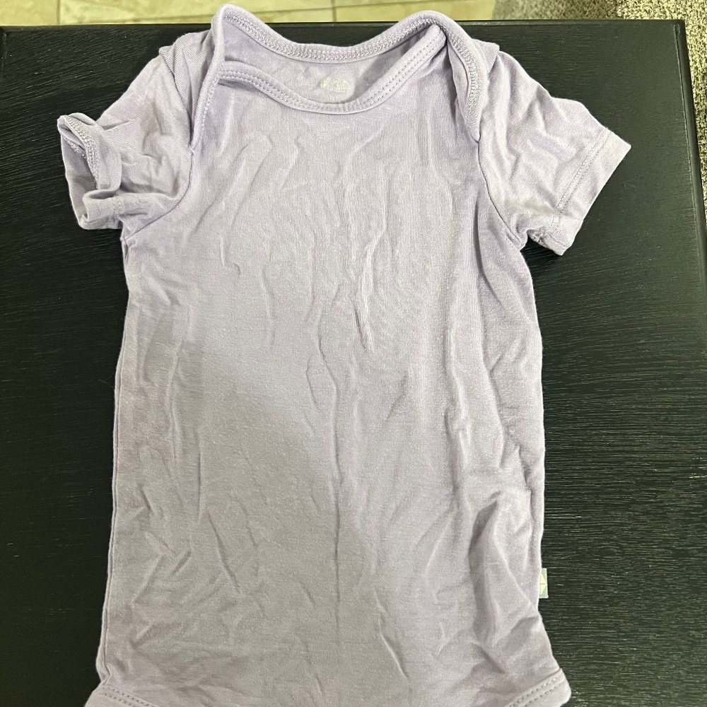 Kyte baby short sleeve bodysuit - Taro